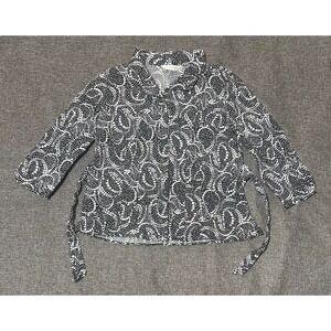 Christopher & Banks Women's L Button Down Blouse